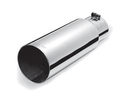 Gibson Performance 2.5 in. Polished Exhaust Tip 12.0 in. Long - Click Image to Close